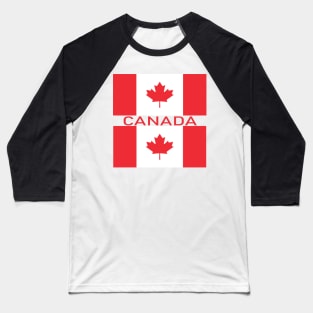 Canada flag Baseball T-Shirt